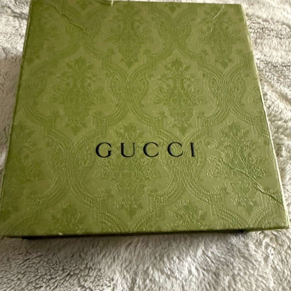 Gucci Black Leather Belt with Gold Buckle